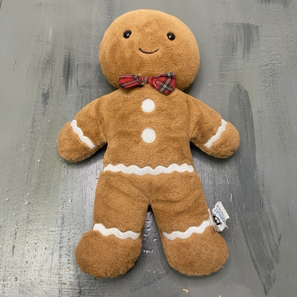 Jellycat Jolly Gingerbread Fred Plush Small Christmas Gingerbread Man